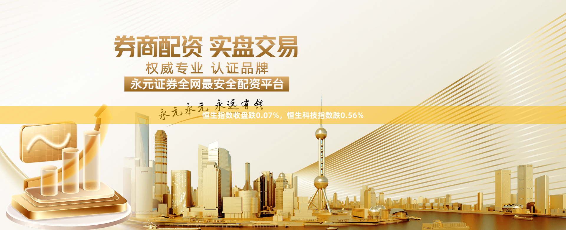 恒生指数收盘跌0.07%，恒生科技指数跌0.56%